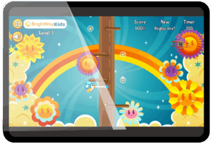 BrightWay Kids digital game Sky Race for Poor Reading