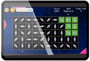BrightWay Kids Game Rocket Trail for Dyslexia