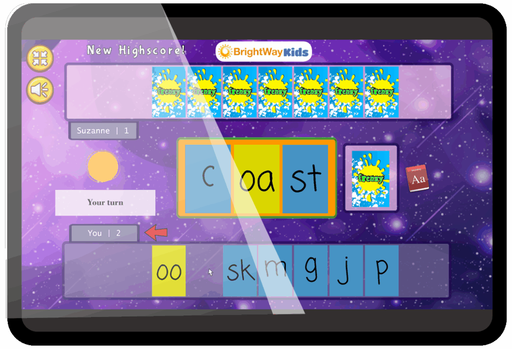BrighttWayKids Dyslexia brain game Frenzy