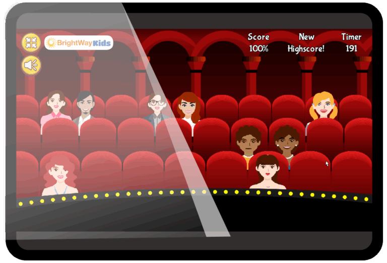 BrightWay Kids Images in a Scene game on a tablet