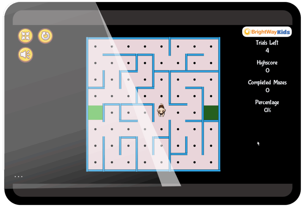 BrightWay Kids game Mazes with Voice Recognition for APD