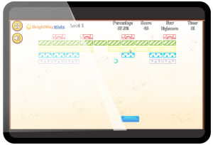 BrightWay Kids digital game Brick Blast for ADD and ADHD