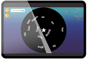 BWK-Dysgraphia-Saccadic-Wheel-Sight-Words