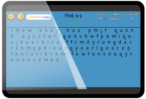 BrightWay Kids digital game Speed Tracker for ADD and ADHD
