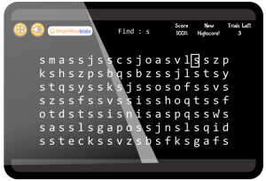 BrightWay Kids game Tracking Suite for Eye Tracking
