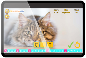 BrightWay Kids game Word Builder for Reading Struggles