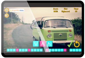 BrightWay Kids digital game Word Builder for APD