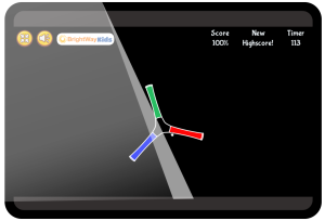 BrightWay Kids game Color Spin for auditory processing disorder