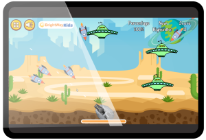 BrightWay Kids game Kapow for Eye Tracking