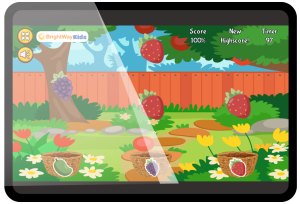 BrightWay Kids game Tapout Fruit for Eye Tracking